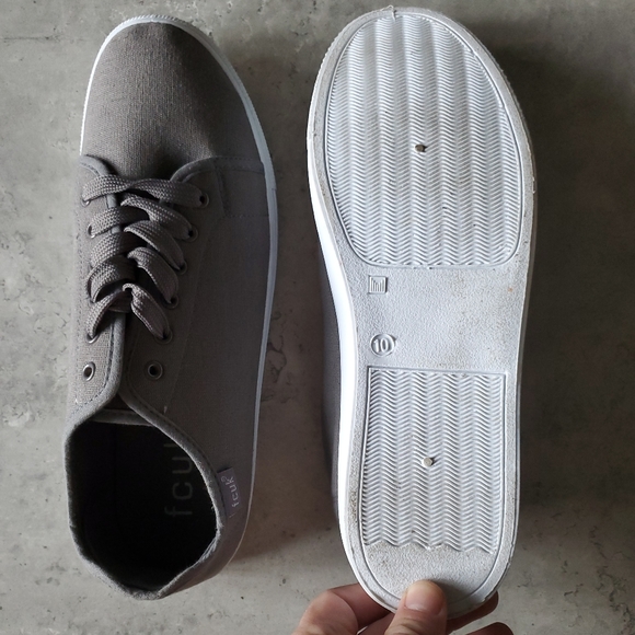 French Connection Grey Dock Shoes M US 10 - Picture 4 of 6